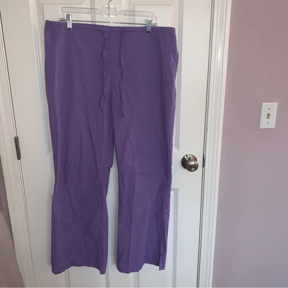 Purple Scrub Pants - Size L
